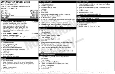 2006 Chevrolet Corvette Base