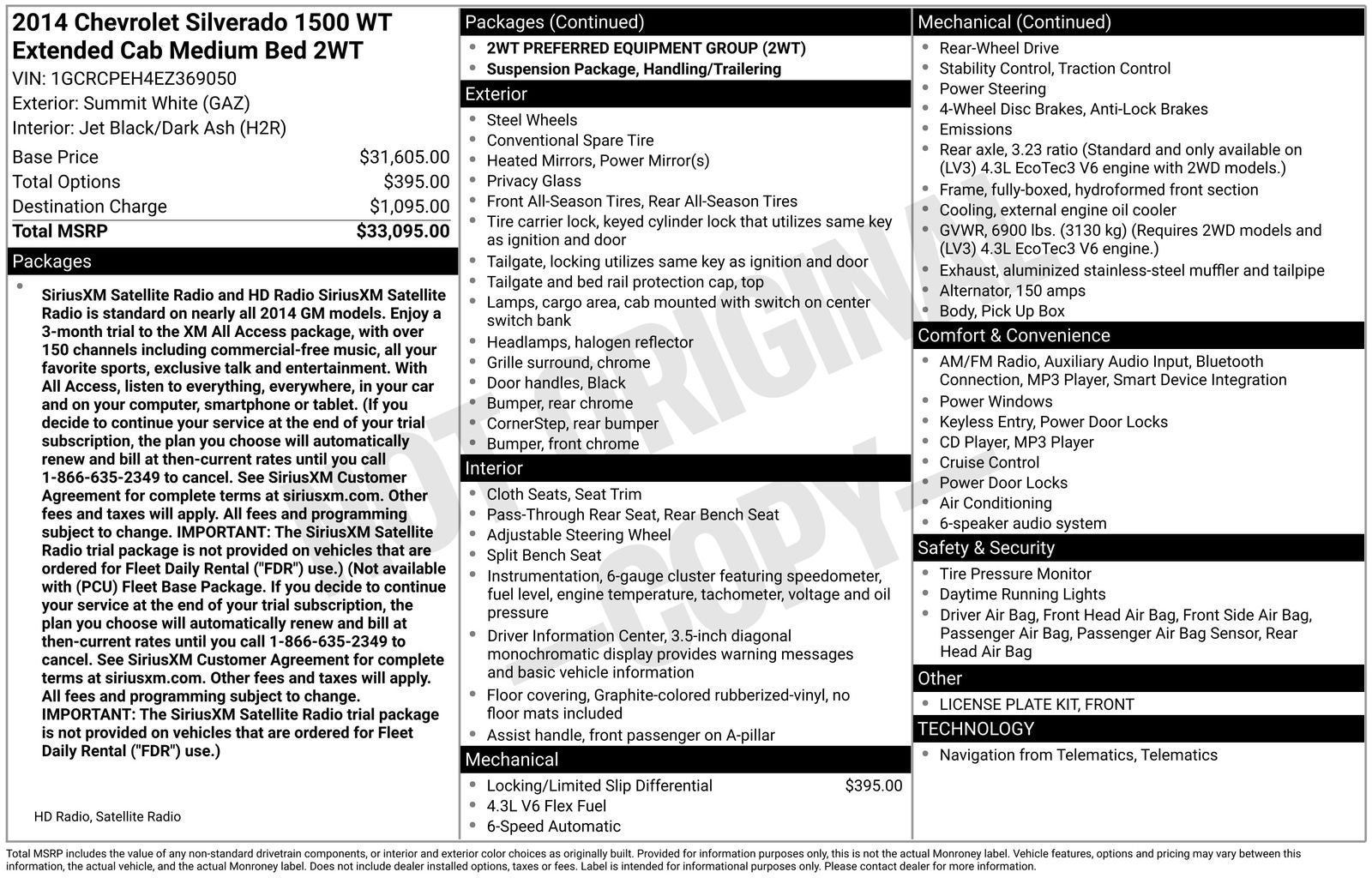 2014 Chevrolet Silverado 1500 Work Truck