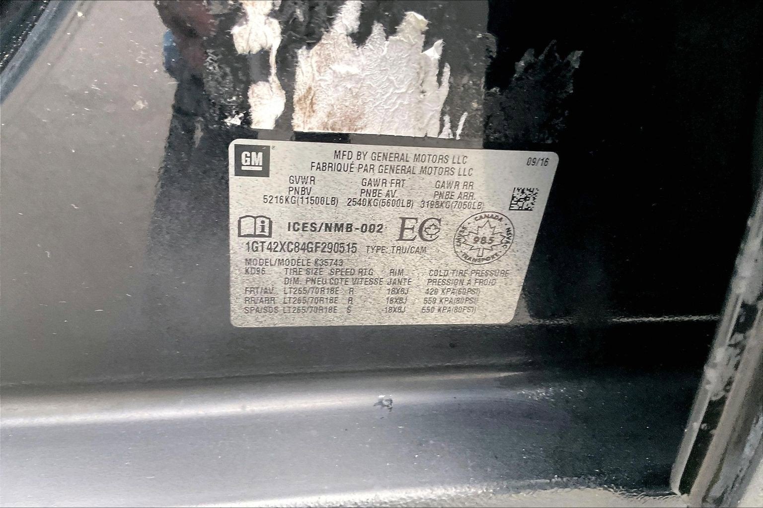 2016 GMC Sierra 3500HD SLT