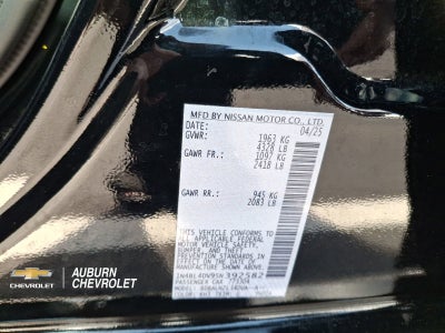 2025 Nissan Altima 2.5 SV