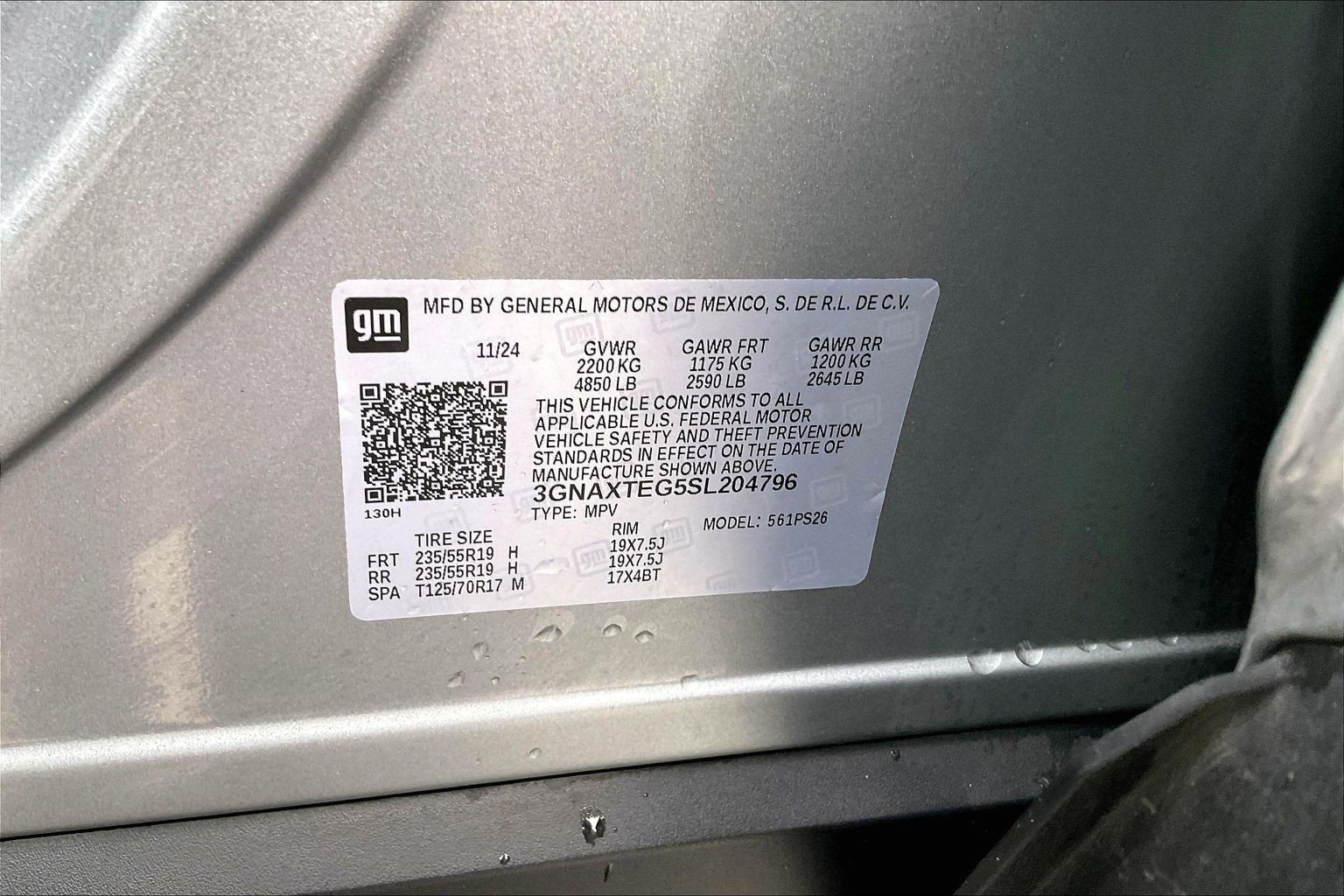 2025 Chevrolet Equinox RS