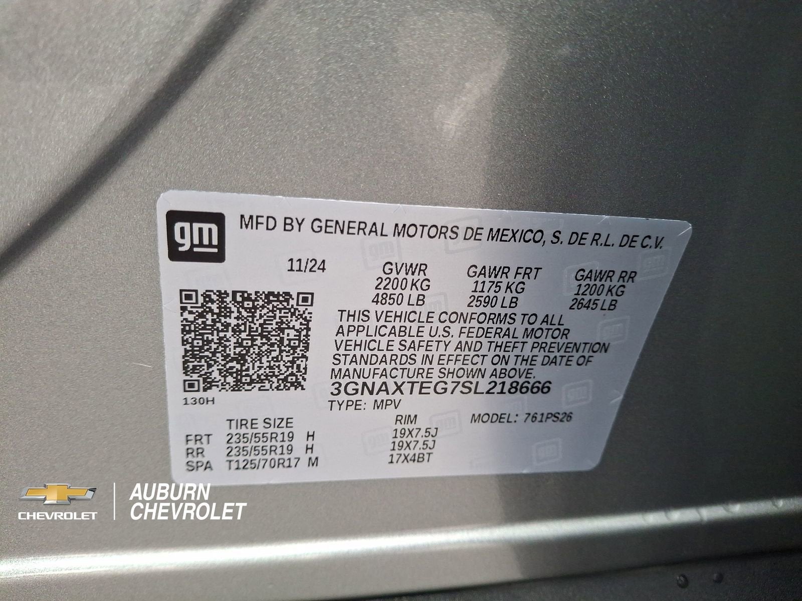 2025 Chevrolet Equinox RS