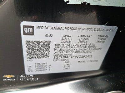 2022 GMC Sierra 1500 Limited Pro