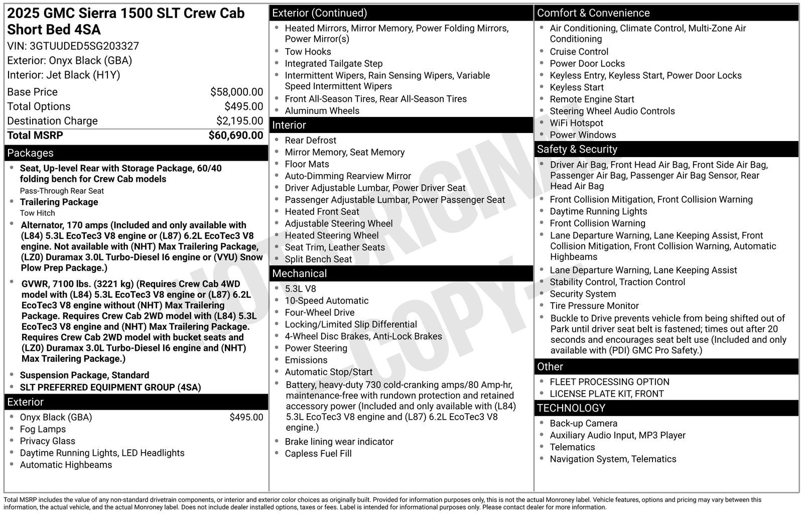 2025 GMC Sierra 1500 SLT