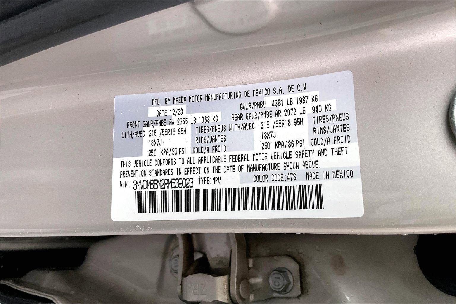 2024 Mazda Mazda CX-30 2.5 S Select Sport