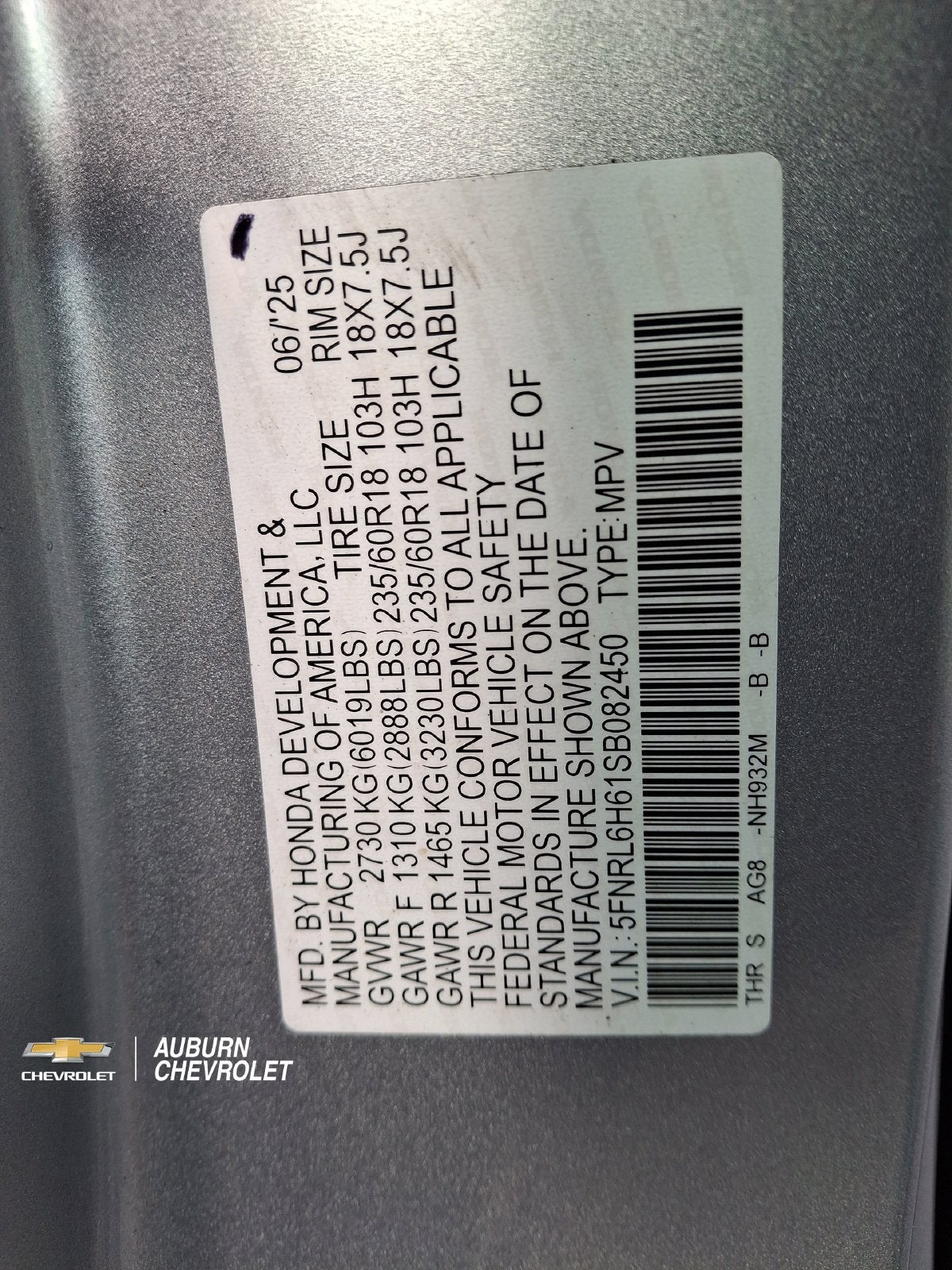 2025 Honda Odyssey EX-L