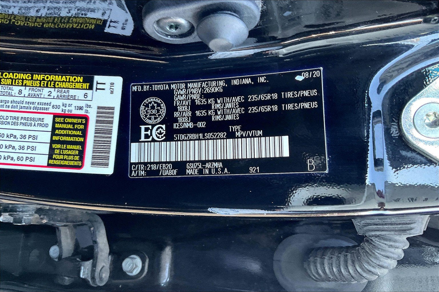 2020 Toyota Highlander XLE