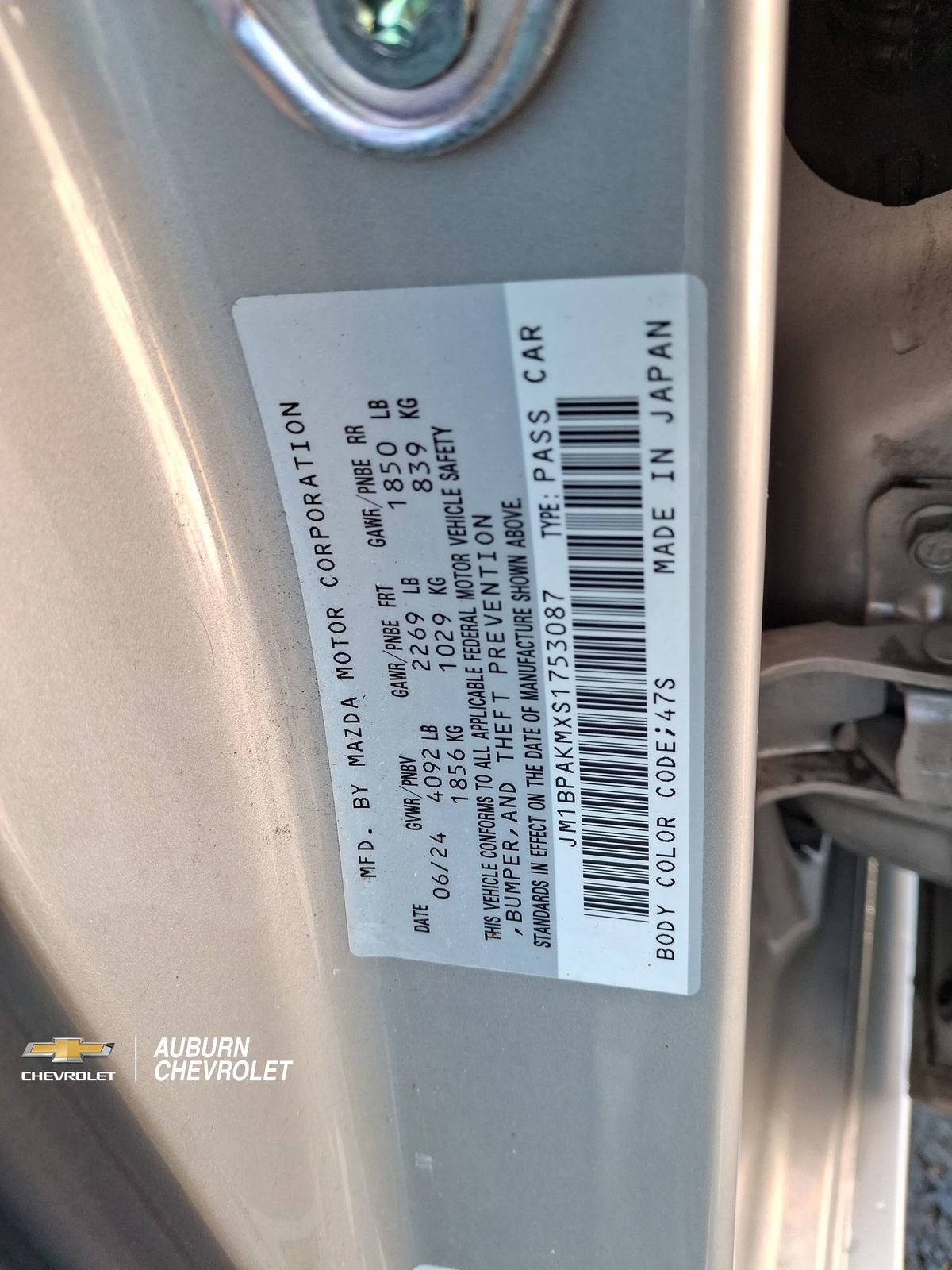 2025 Mazda Mazda3 2.5 S Select Sport