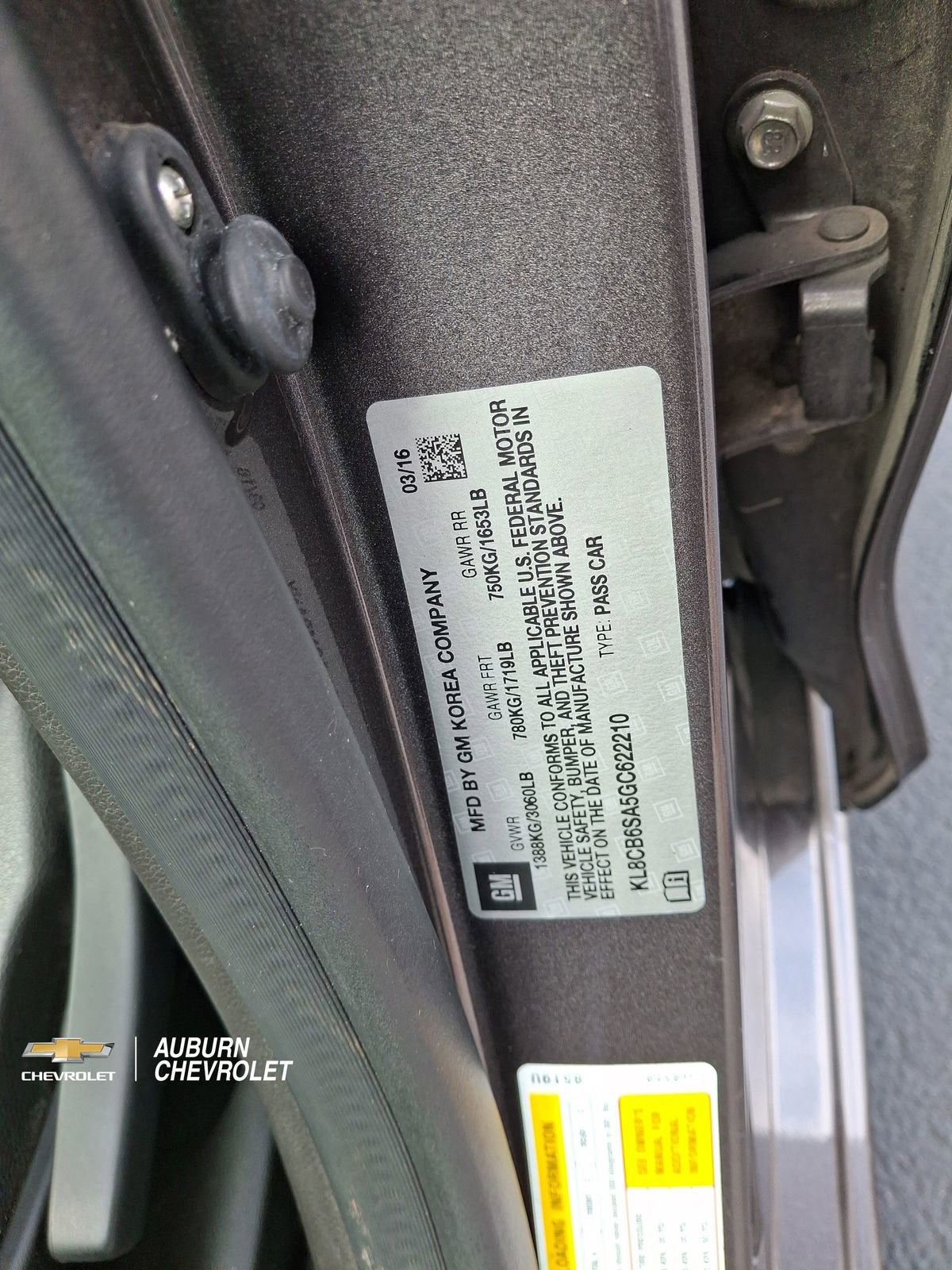 2016 Chevrolet Spark LS