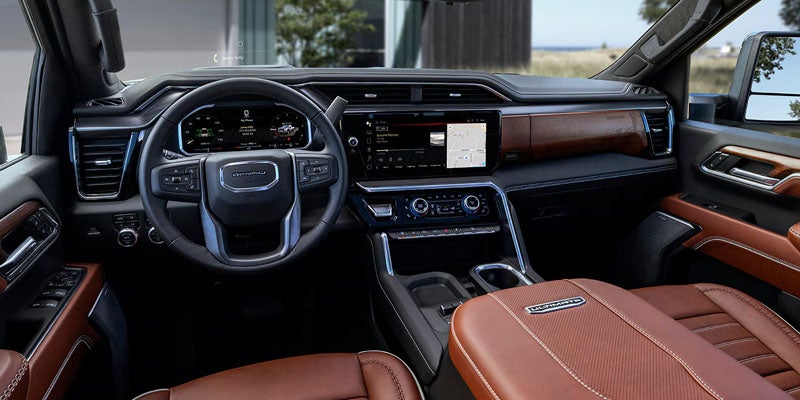 2026 GMC Sierra 2500HD interior touchscreen and cabin technology