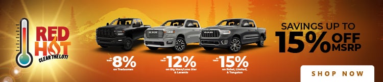 Savings up to 15% off MSRP