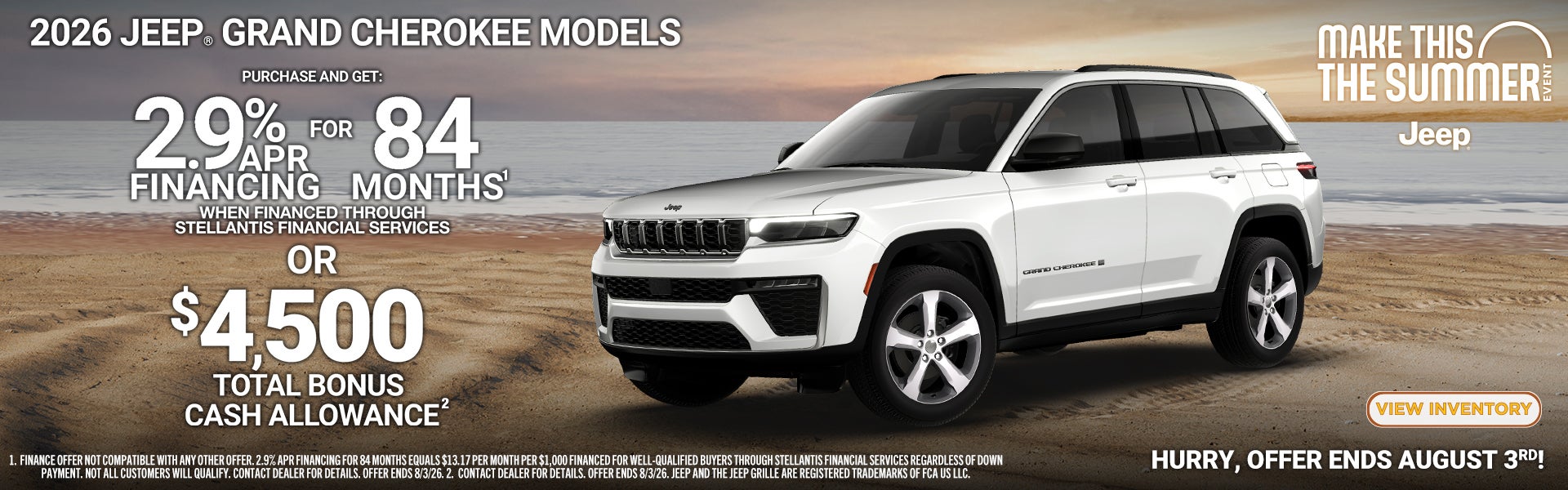 2.9% APR FInancing for 84 Months available